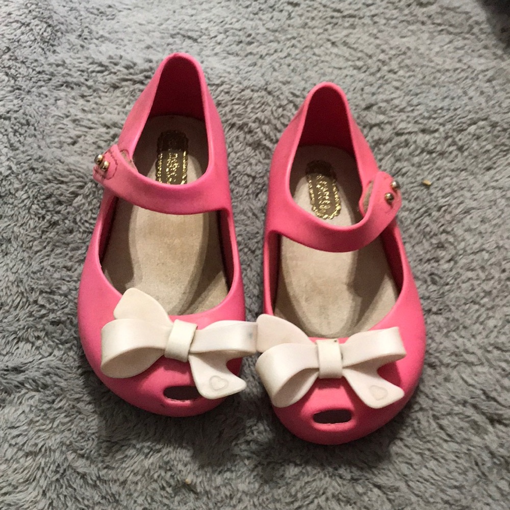 Pink mini Melissa heels